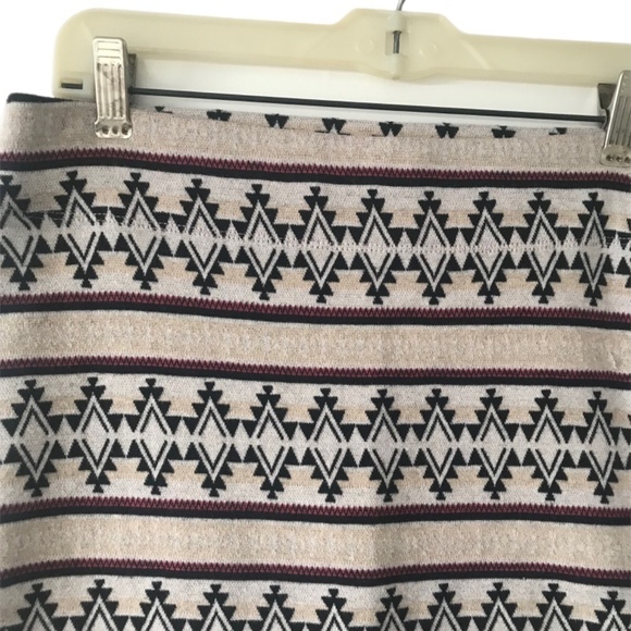 Tribal Boho Native Stretchy Wide waistband Aztec mini - Picture 3 of 3